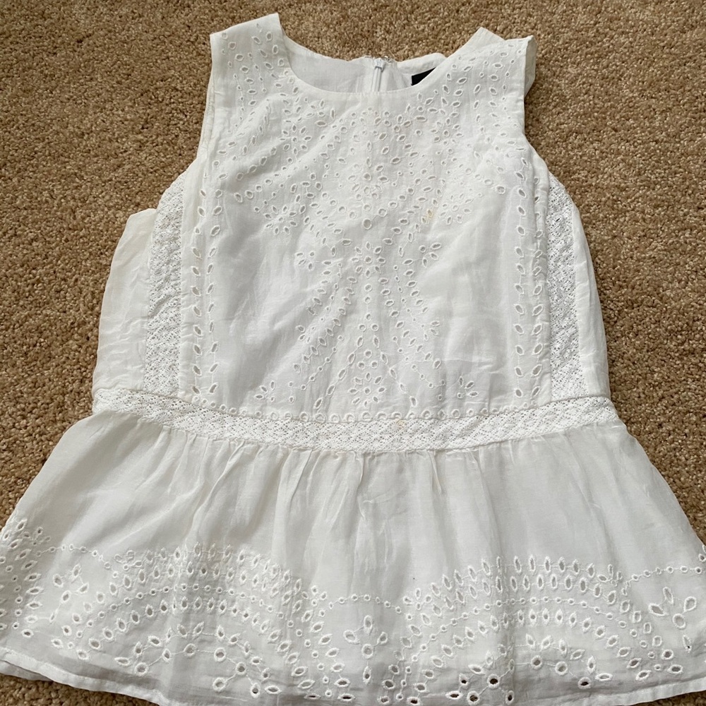 J.Crew lace tank top
